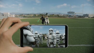 Las nuevas pegatinas AR de Star Wars de Google ponen Porgs en todas partes