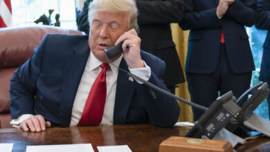 Las siete horas de registros telefónicos perdidos de Trump durante el ataque al Capitolio