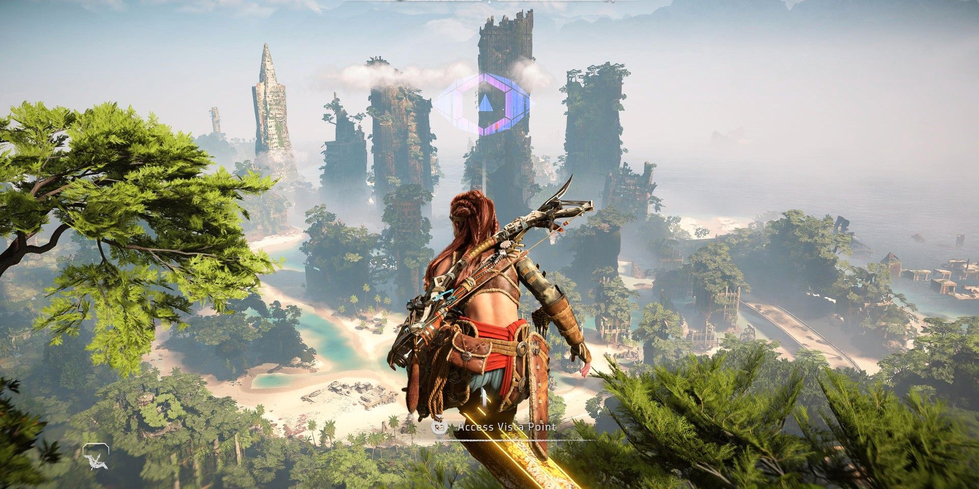 Las ubicaciones de Horizon Forbidden West en comparación con la vida real en un nuevo video