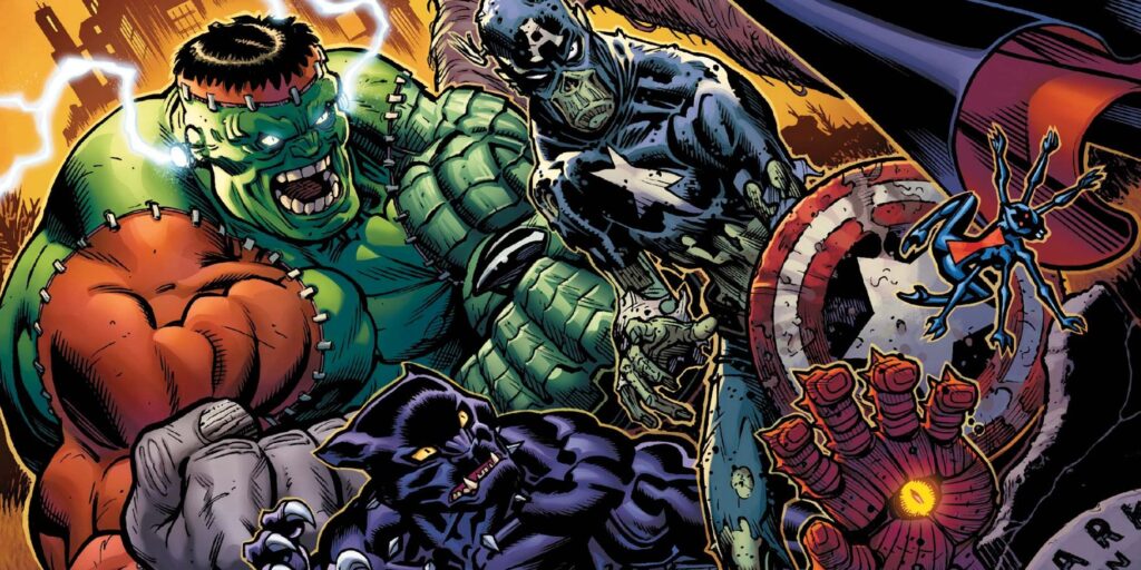 Los Vengadores se convierten en íconos de terror perfectamente elegidos en Epic Art of Monster Team