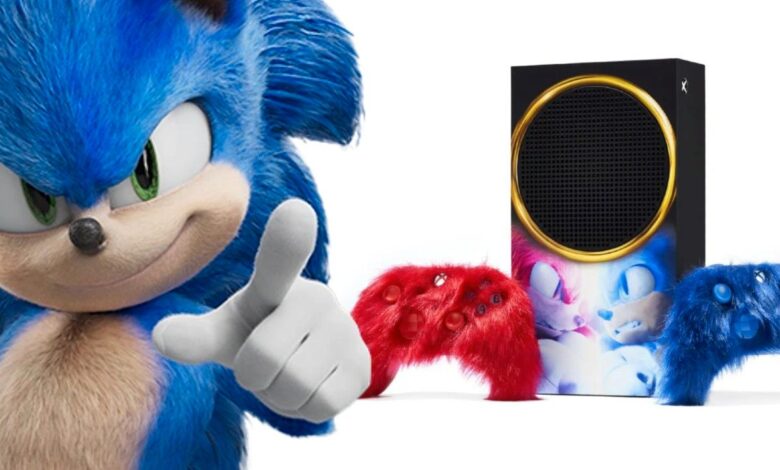 Los controles Furry Sonic the Hedgehog Xbox no son para dedos grasientos