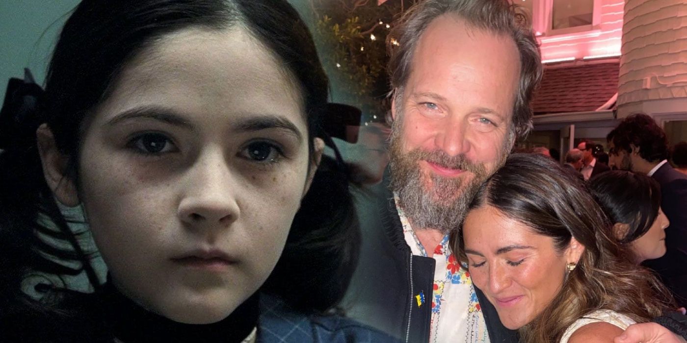 Los coprotagonistas de Orphan Peter Sarsgaard e Isabelle Fuhrman se reúnen en Sweet Image