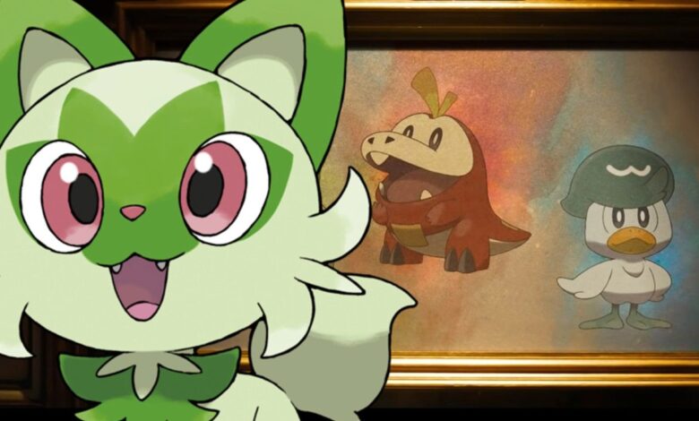 Los fans ya están fabricando peluches iniciales de Pokémon Escarlata y Violeta