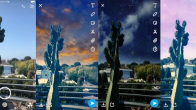 Los nuevos filtros de Snapchat pueden transformar el cielo sobre tu cabeza