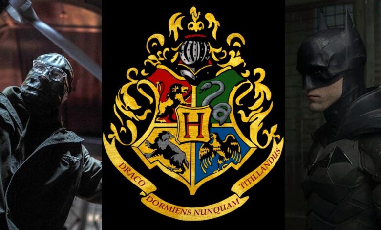 Los personajes de Batman ordenados en sus casas de Hogwarts