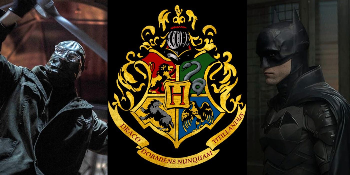 Los personajes de Batman ordenados en sus casas de Hogwarts