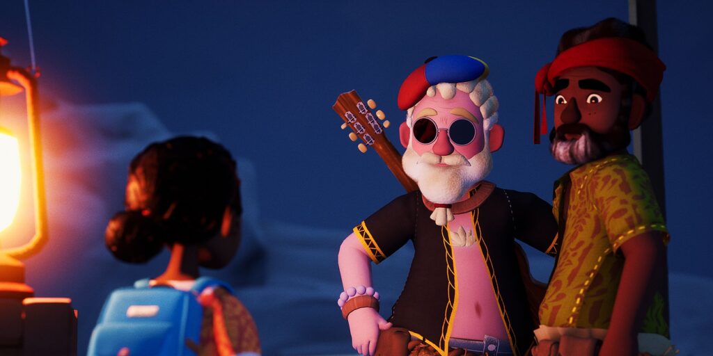 Los personajes de Tchia son interpretados por residentes de Nueva Caledonia