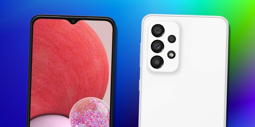 Los renders de Samsung Galaxy A13 y A33 se filtraron, pero se ven iguales