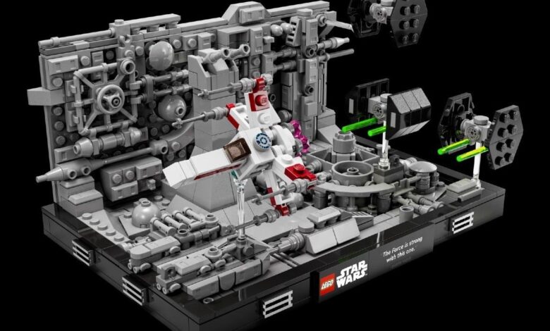 Los sets LEGO Diorama de la trilogía original de Star Wars recrean escenas famosas
