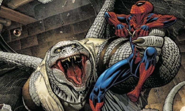 Los villanos de Spider-Man Morbius y Lizard se fusionan en un monstruo aterrador