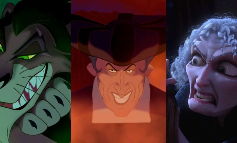 Los villanos más malvados de Disney, clasificados por sus canciones