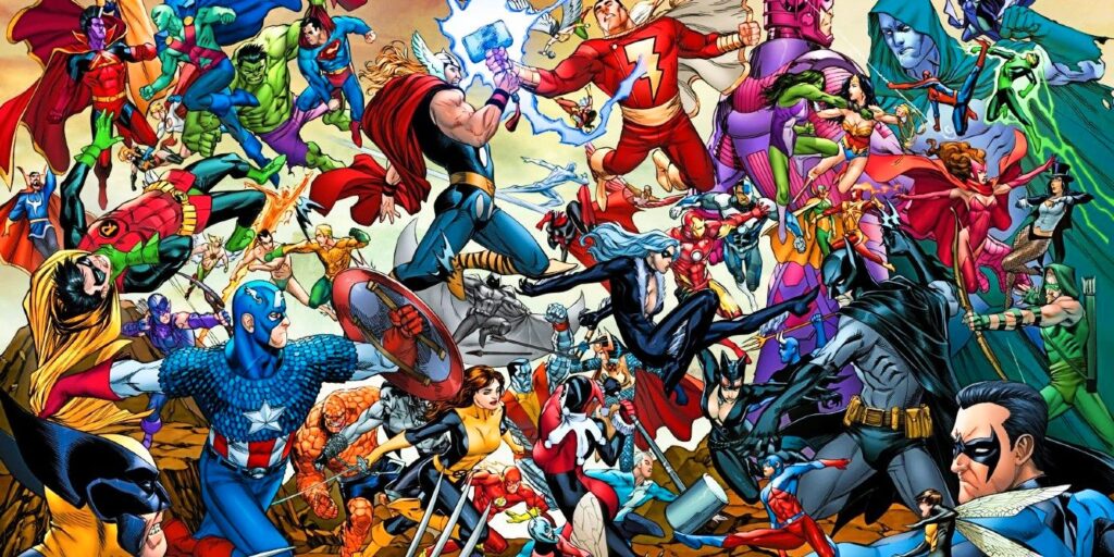 Marvel y DC finalmente obtienen un crossover moderno en Visionary Fan Art Team-Ups