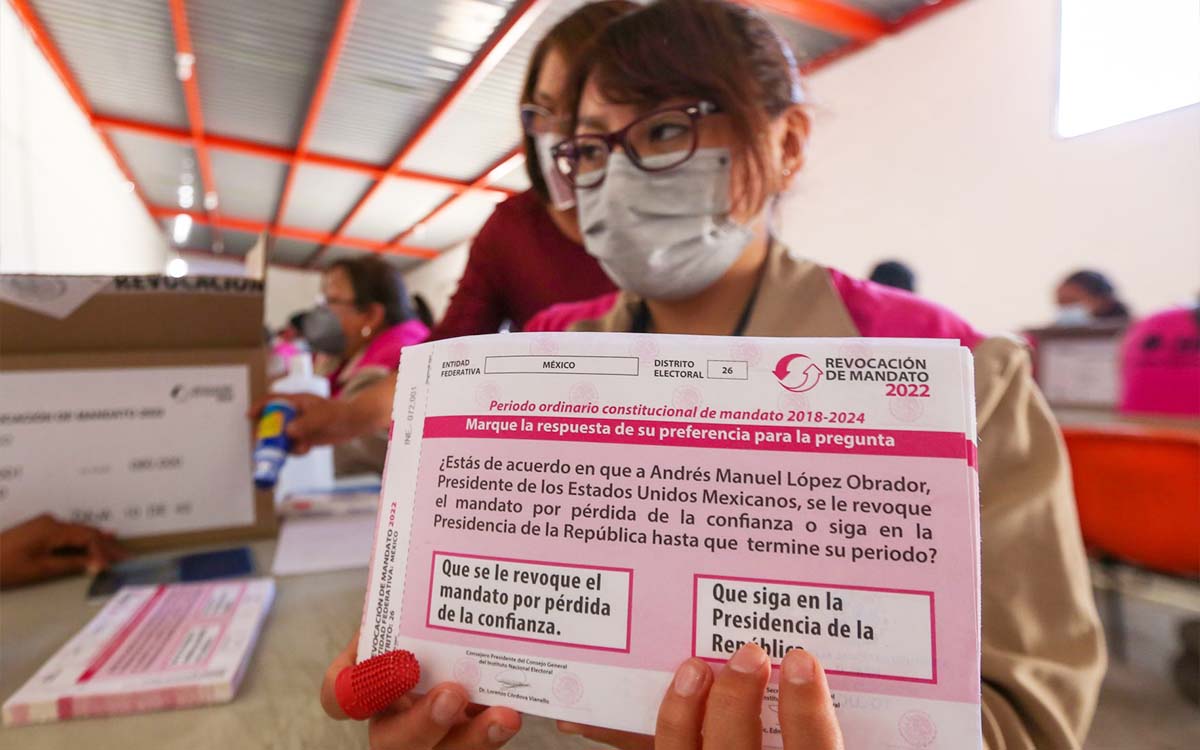 Más de 92 millones de personas podrán participar en la Revocación de Mandato: Córdova