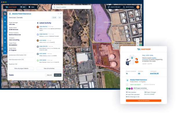 Matidor está construyendo una plataforma de colaboración de proyectos geoespaciales todo en uno