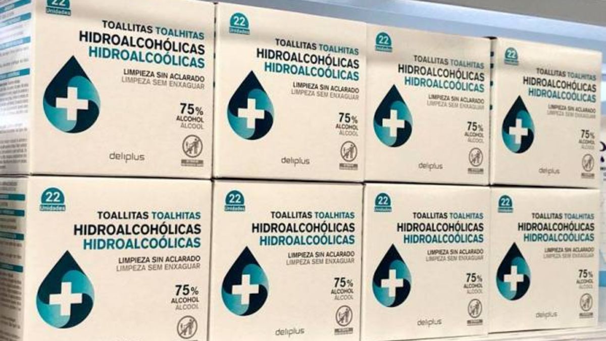 Mercadona lanza toallitas hidroalcohólicas para manos y vende 12.000 unidades diariamente, la alternativa a los geles hidroalcohólicos