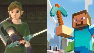 Minecraft End Portal Build rinde homenaje a la icónica ubicación de Skyward Sword