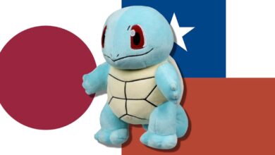 Ministro japonés regala peluche de Squirtle al nuevo presidente de Chile