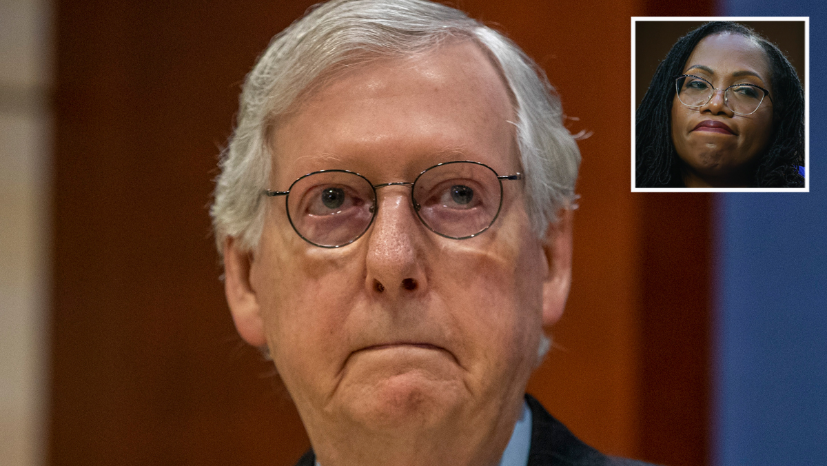 Mitch McConnell votará en contra de la nominada a la Corte Suprema, Ketanji Brown Jackson