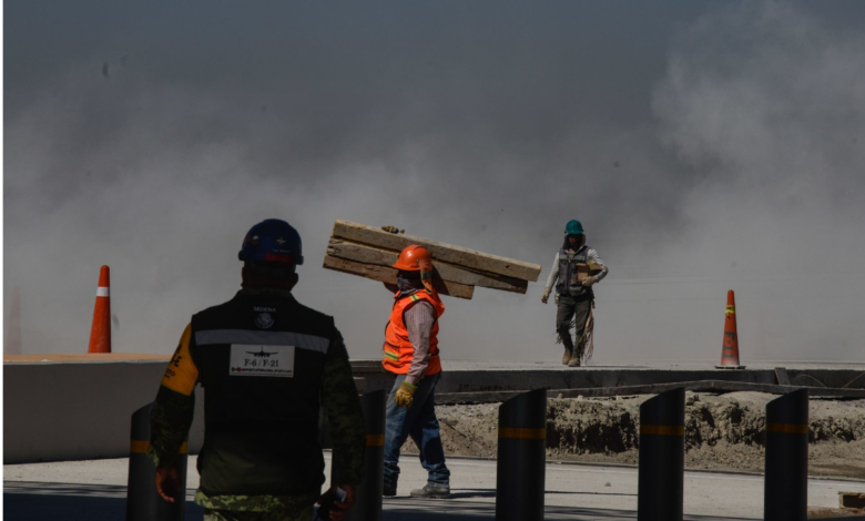 Muere trabajador por accidente en obras del Aeropuerto Internacional Felipe Ángeles