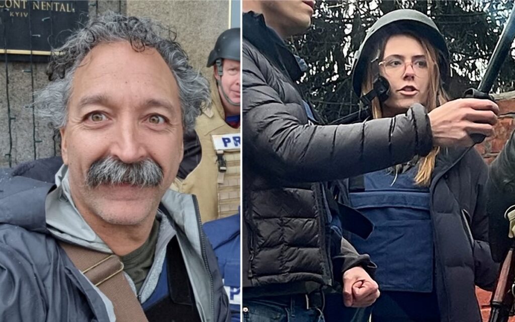 Mueren camarógrafo y periodista de Fox News tras ataque en Ucrania