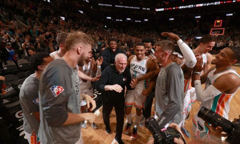 NBA: Gregg Popovich impone el récord de más victorias en la historia | Video