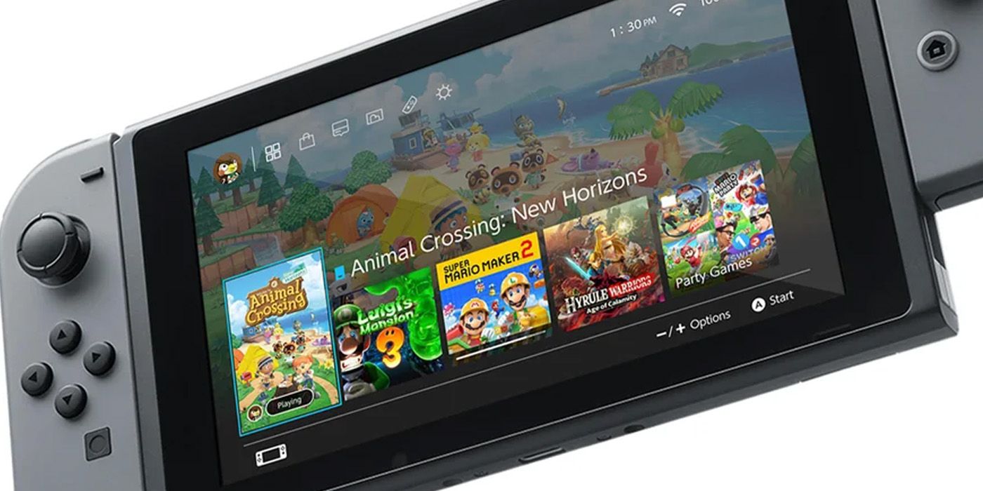 Nintendo Switch Fan Concept muestra la pantalla de inicio que los jugadores merecen