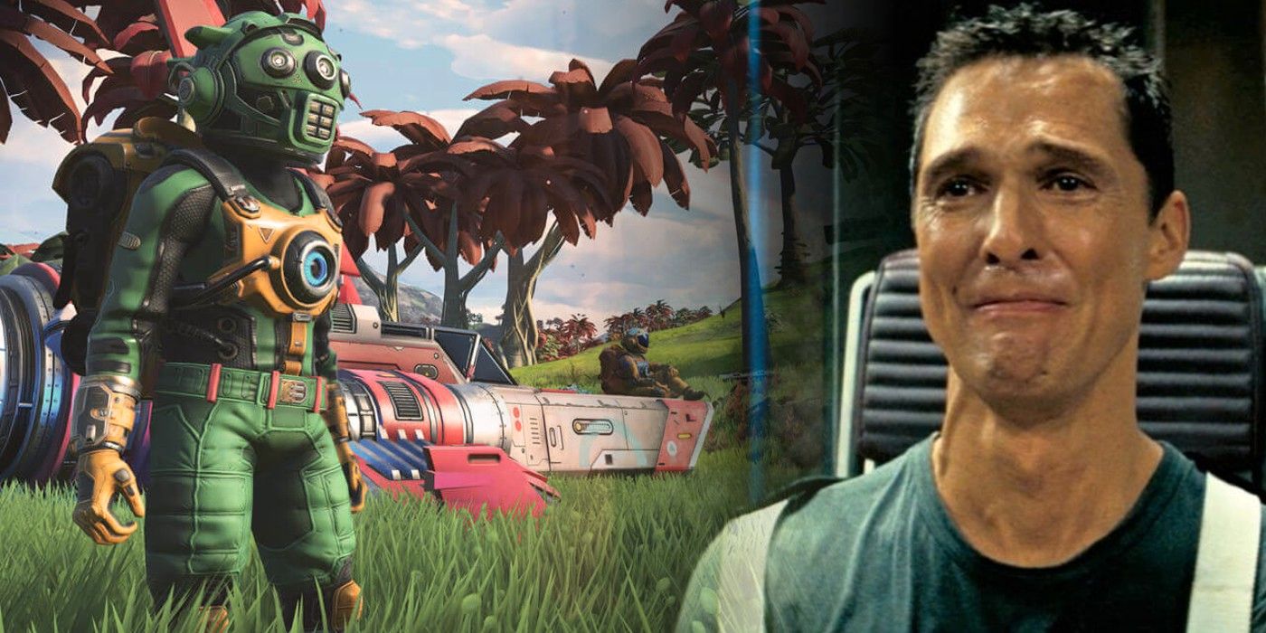 No Man's Sky Player recrea a la perfección la escena más triste de Interstellar