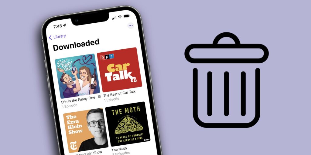Podcasts de Apple: cómo eliminar todos los episodios (y detener las descargas automáticas)