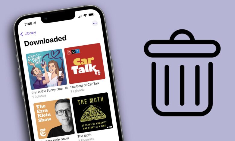 Podcasts de Apple: cómo eliminar todos los episodios (y detener las descargas automáticas)
