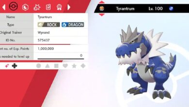 Pokémon Sword & Shield Max Raid Battles ahora cuenta con Shiny Tyrantrum