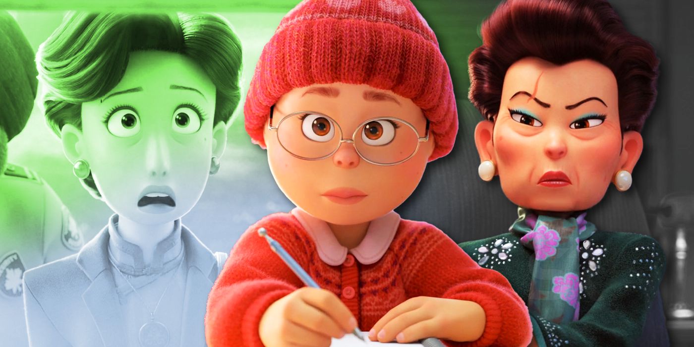 Poniéndose roja: cómo se hizo la cicatriz la abuela de Mei