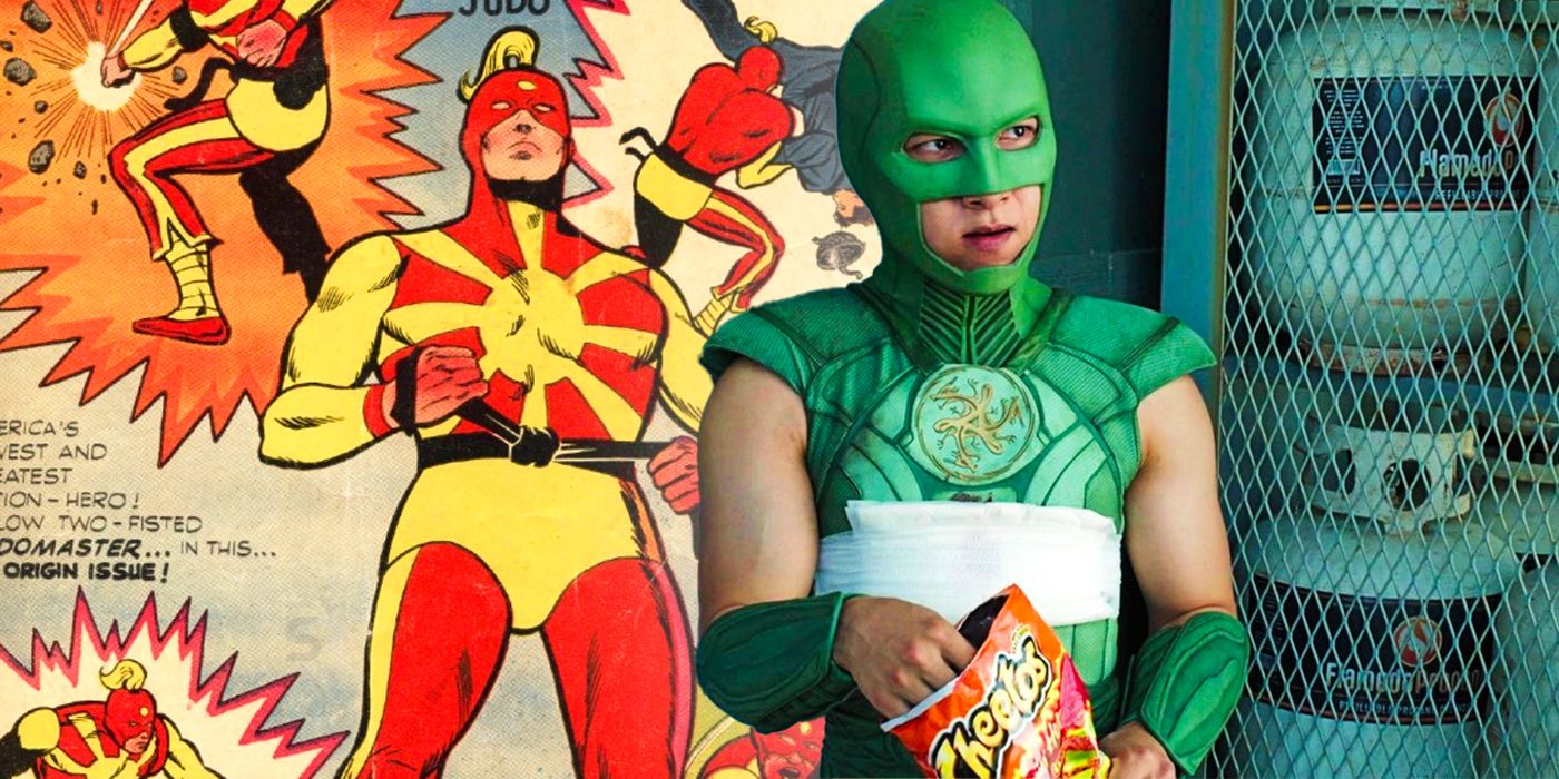 Por qué el traje de pacificador de Judomaster es verde y no cómico