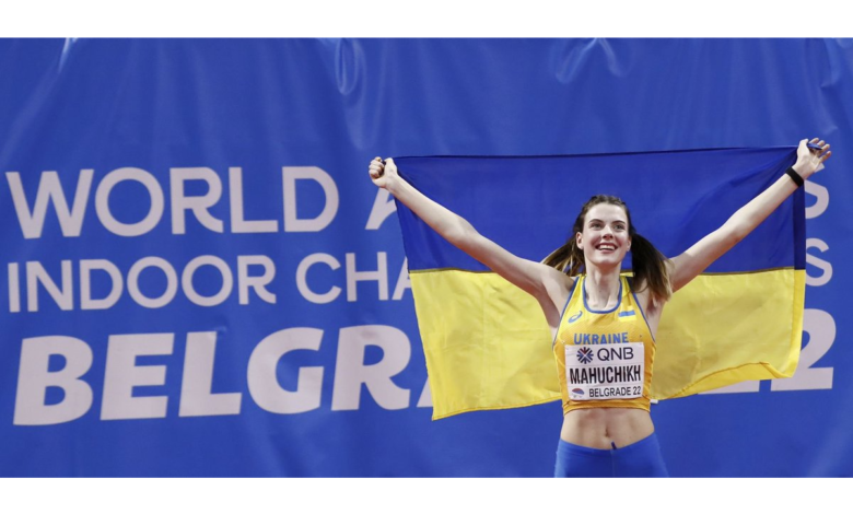 "Quiero mostrar que los ucranianos son fuertes, nunca se dan por vencidos": Yaroslava Mahuchikh | Video