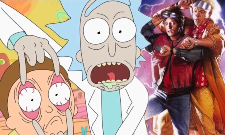 Rick & Morty rinde homenaje a su origen de Regreso al futuro