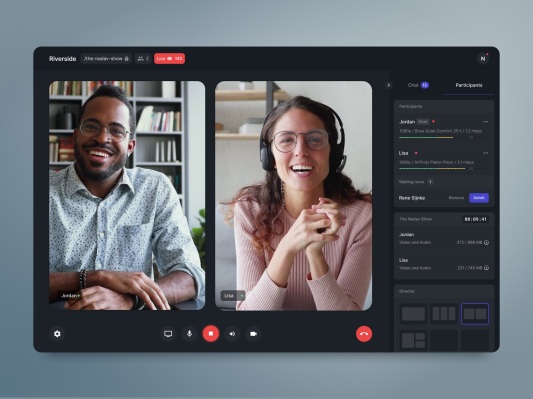 Riverside.fm lanza su plataforma de podcasting de vídeo