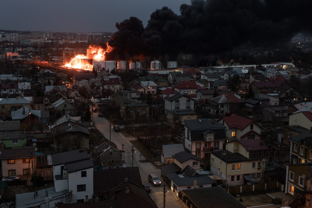 Rusia ataca Lviv, el corazón de la retaguardia de Ucrania