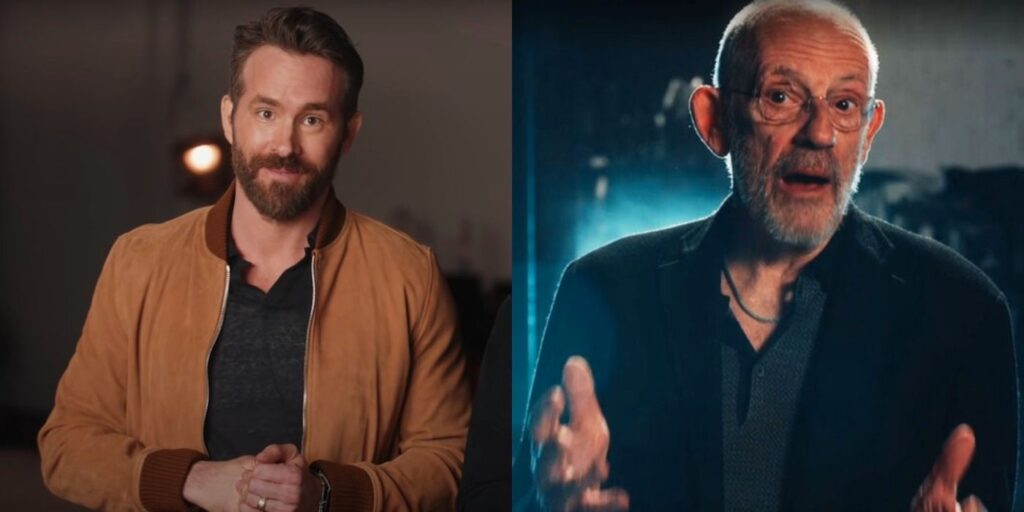 Ryan Reynolds recluta a Christopher Lloyd para promover una nueva película de viajes en el tiempo