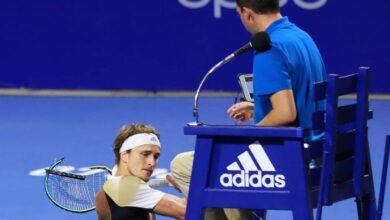 Sancionarán a Alexander Zverev sólo si reincide en una conducta antideportiva | Video