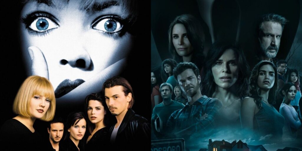 Scream (1996) y sus contrapartes New Scream (2022)