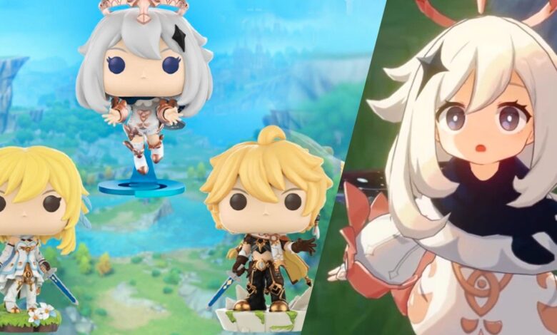 Se revelaron los Funko Pops Paimon, Aether y Lumine de Genshin Impact