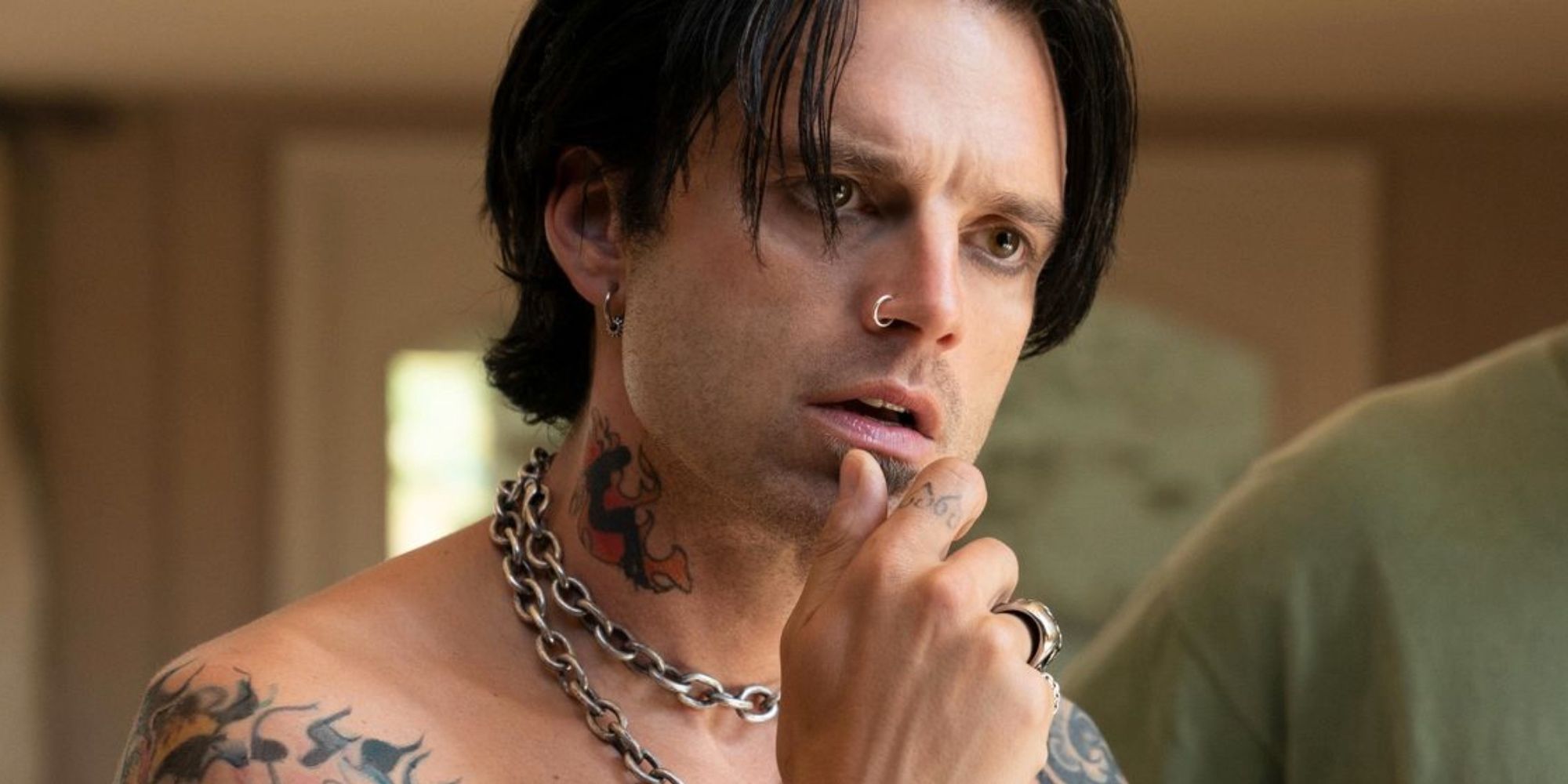 Sebastian Stan de Pam & Tommy reacciona al nuevo documental de Pamela Anderson