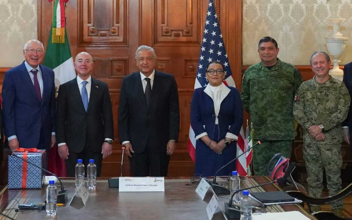 Secretario de Seguridad Nacional de EU se reúne con AMLO y gabinete para hablar de migración