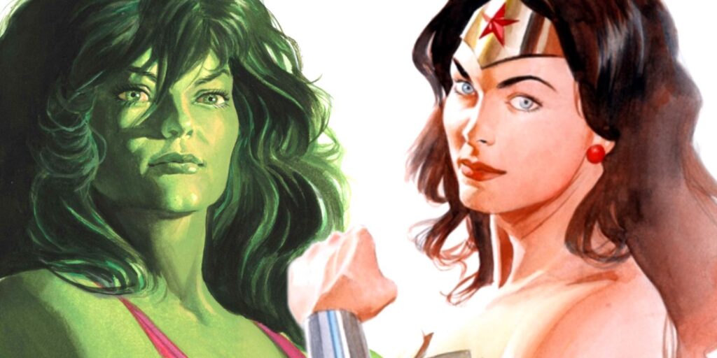 She-Hulk vs Wonder Woman sería una pelea fácil (y ni siquiera cerca)