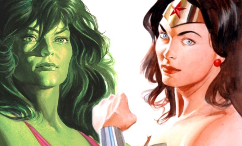 She-Hulk vs Wonder Woman sería una pelea fácil (y ni siquiera cerca)
