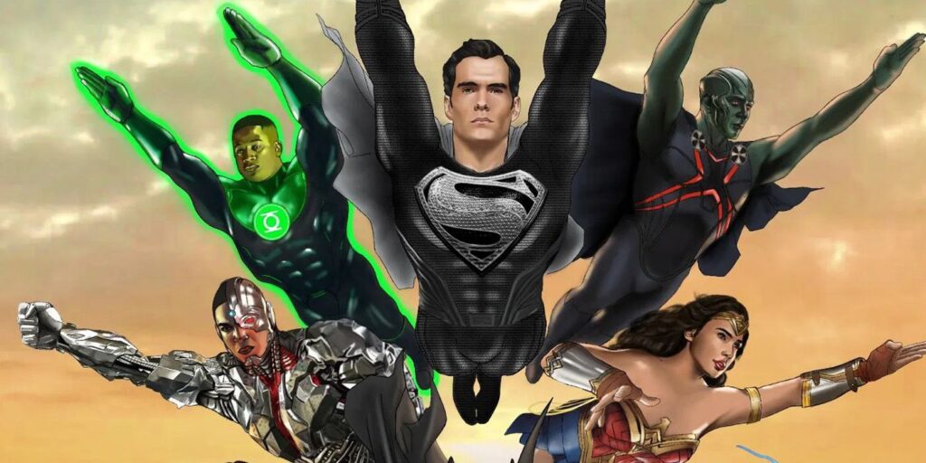 SnyderVerse Justice League Fan Poster rinde homenaje al icónico arte cómico de DC