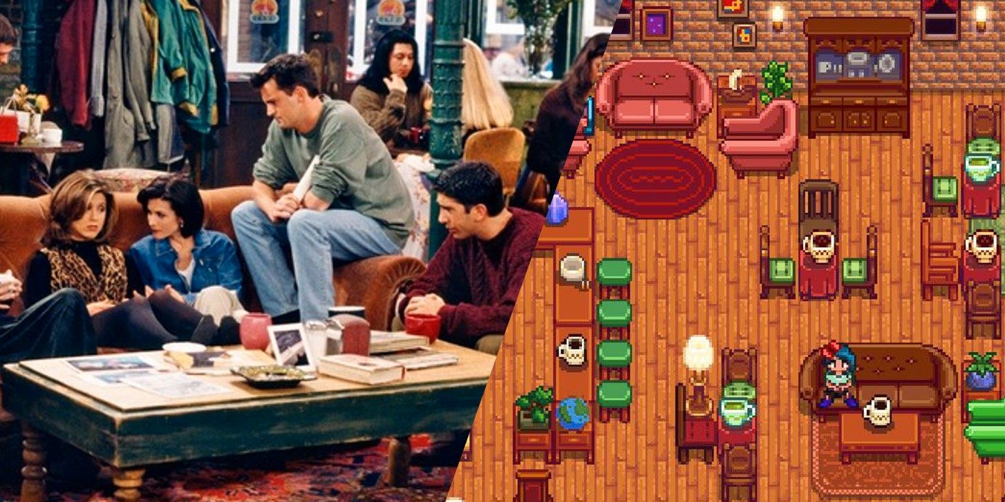 Solo falta Gunther para Stardew Valley Central Perk de Friends Fan