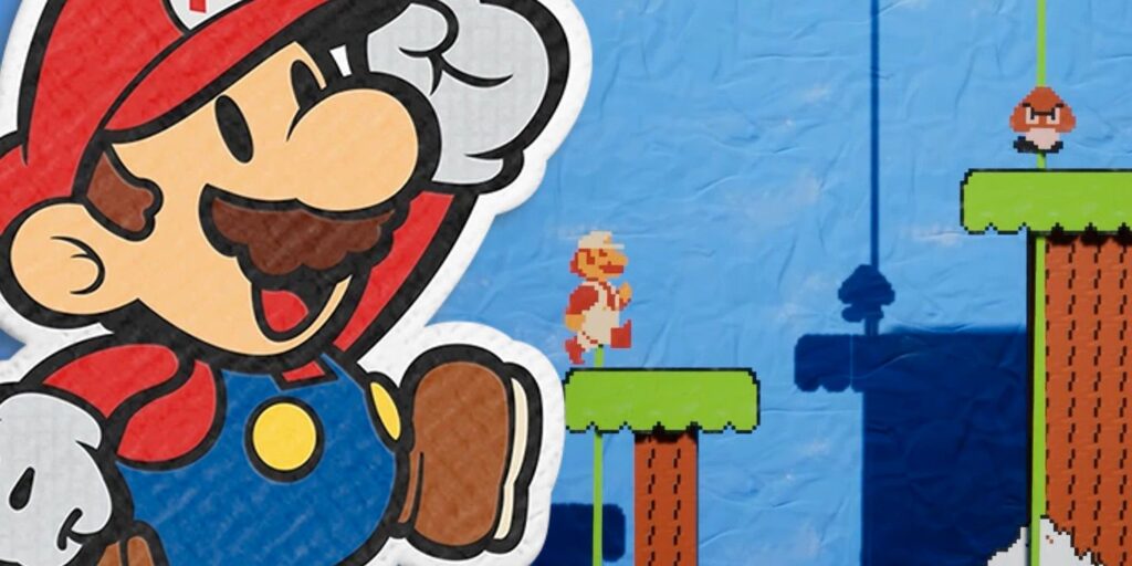 Super Mario Bros. Papercraft Game redefine el término Paper Mario