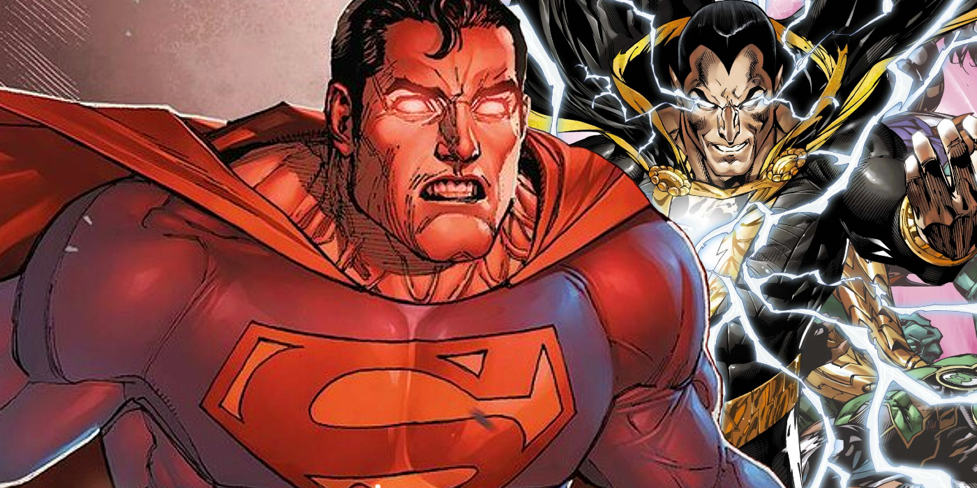 Superman vs Black Adam se resolvió con una línea descartable