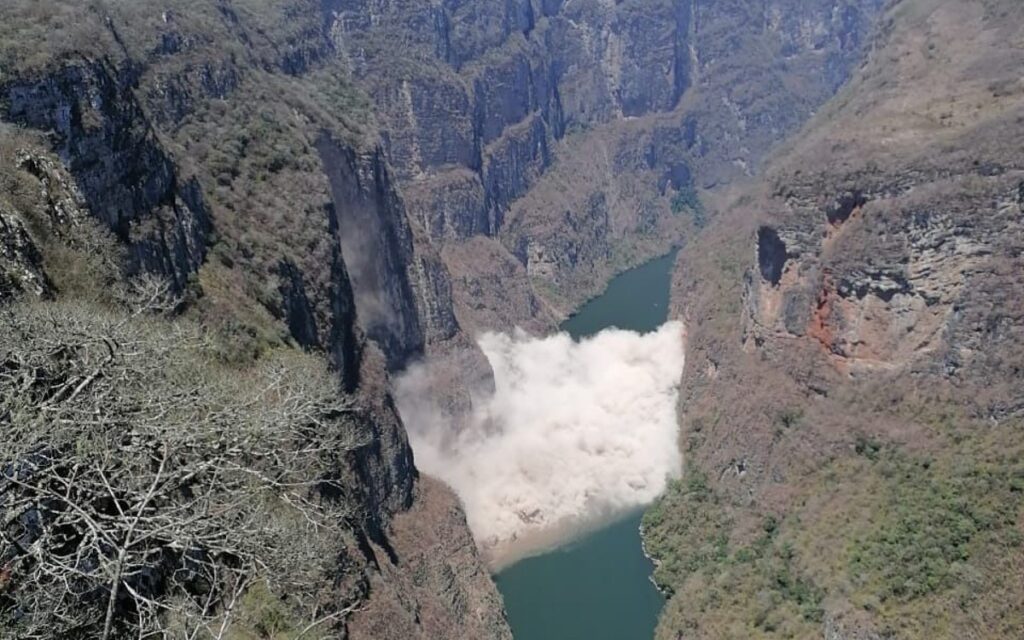 Suspenden navegación en el Cañón del Sumidero