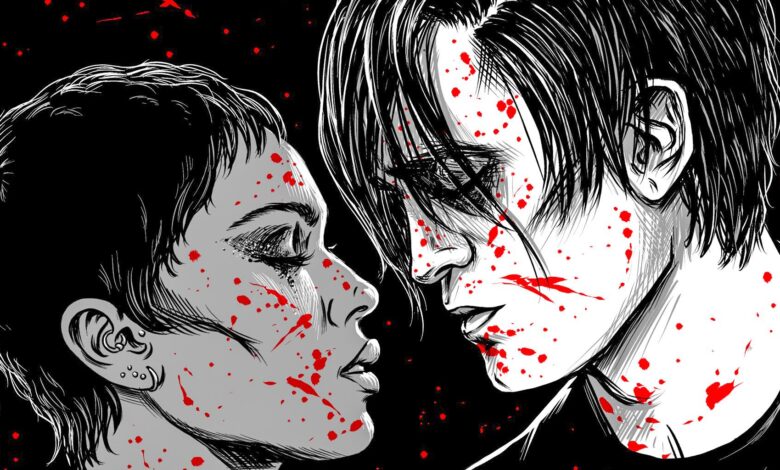 The Batman Fan Art parodia la portada de My Chemical Romance con Bruce y Selina